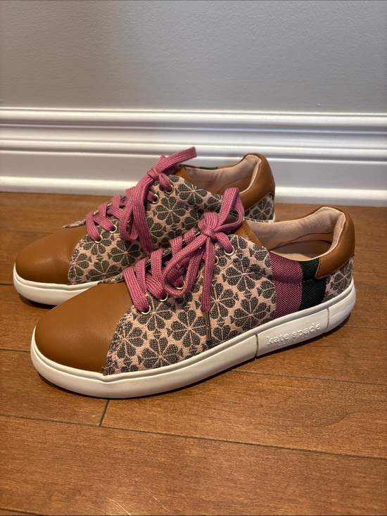 kate spade Shoes - Kate Spade New York Spade Flower Jacquard Keswick Sneakers - Size 8